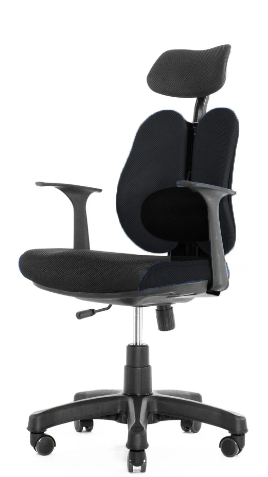 Анатомическое кресло для школьников Duo Gini (Чёрное)
