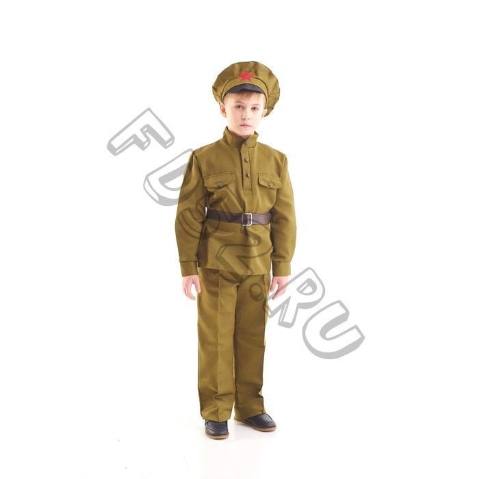 Карнавальный костюм "Сержант", 5-7 лет, рост 122-134 см