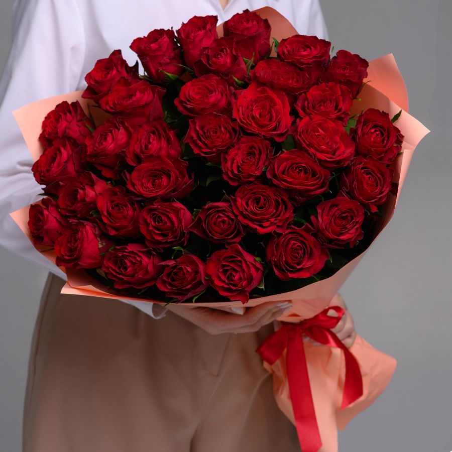 Розы красные 60 см (от 15 шт.)