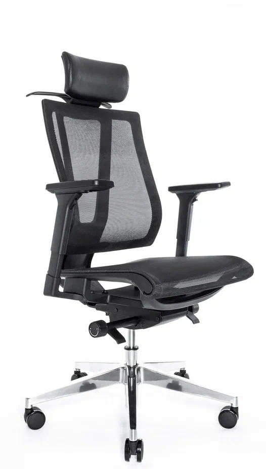 Эргономичное кресло  G1 AIR (каркас черный/черное)