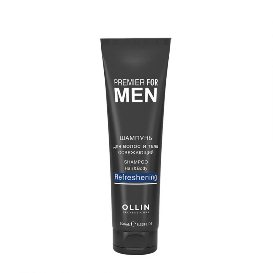 Шампунь освежающий для волос и тела, для мужчин / Shampoo Hair & Body Refreshening PREMIER FOR MEN