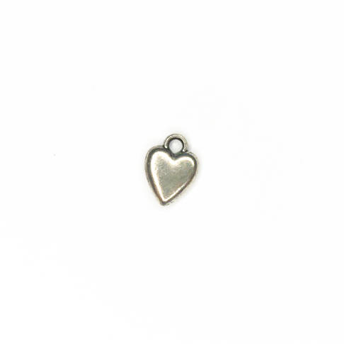Подвеска (кулон/ шарм) "Сердце " из металла без покрытия цвет серебро Германия (ШМ20-РМА 158400)
