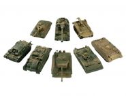 Набор сборных моделей танков Послевоенного времени 1945-1970 в масштабе 1:72 (8 штук)