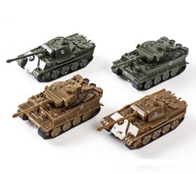 Набор сборных моделей танков Тигр и Пантера 1:144 (4 штуки)