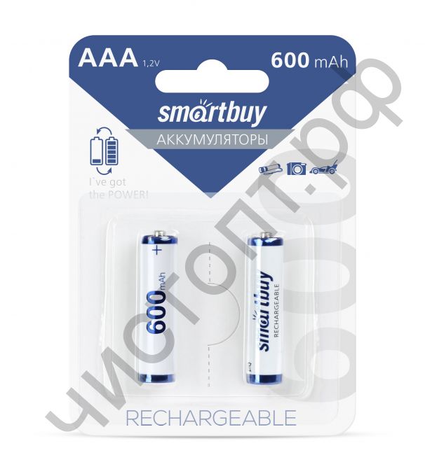 Аккум.Smartbuy R03 AAA 600 mAh 2BL  (24)