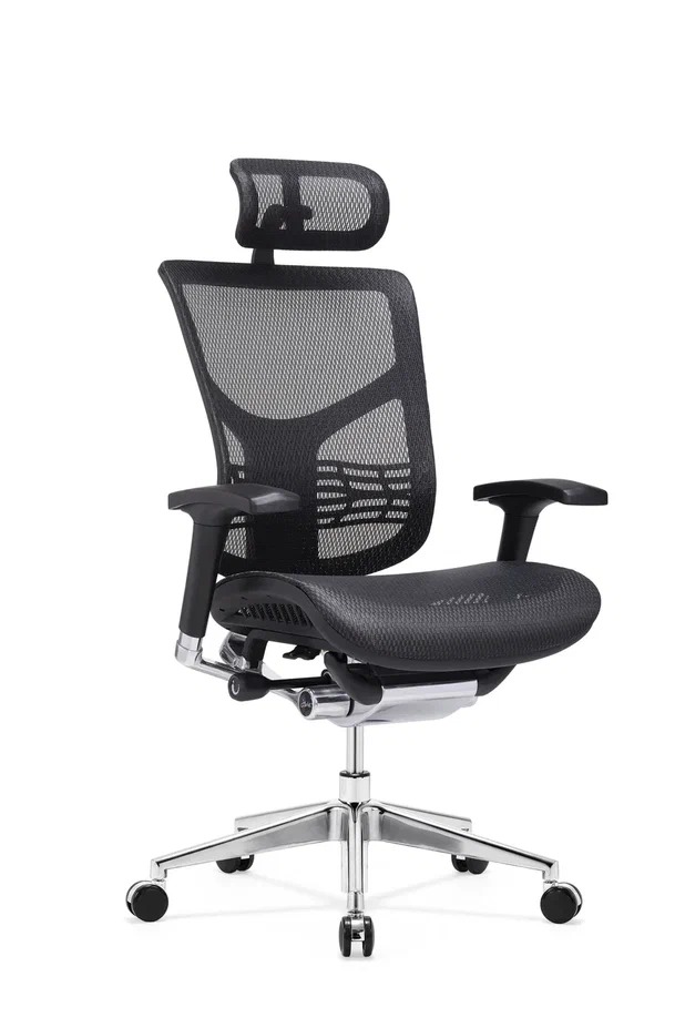 Эргономичное сетчатое кресло Star (сетка черная/каркас чёрный)