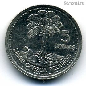 Гватемала 5 сентаво 2000