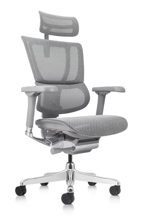Эргономичное ортопедическое кресло IOO 2 PRO (Каркас серый/ сетка серая)