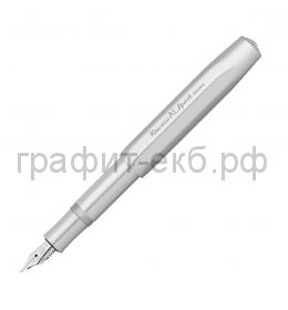 Ручка перьевая KAWECO AL Sport F 0.7мм серебристый 10000091
