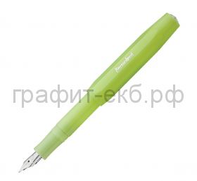 Ручка перьевая KAWECO FROSTED Sport F 0.7мм лайм 10001888