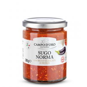 Соус сицилийский алла норма с Рикоттой Campo d'Oro Sugo alla Norma con Ricotta 300 г - Италия