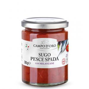 Соус сицилийский с рыбой-меч и баклажанами Campo d'Oro Sugo Pesce Spada 300 г - Италия
