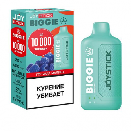 Joystick Biggie 10000 - Голубика малина