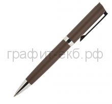 Ручка шариковая BrunoVisconti MILANO корпус коричневый прямоугольный черный тубус 20-0225/03