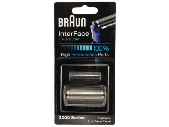 Сетка+лезвия для бритвы Braun 3000 (628) черная
