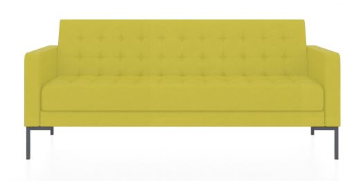 Трёхместный диван Нэкст (Цвет обивки жёлтый/оливково-жёлтый)