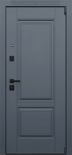 Стальная дверь "Гермес" Неоклассика с зеркалом "Elit"