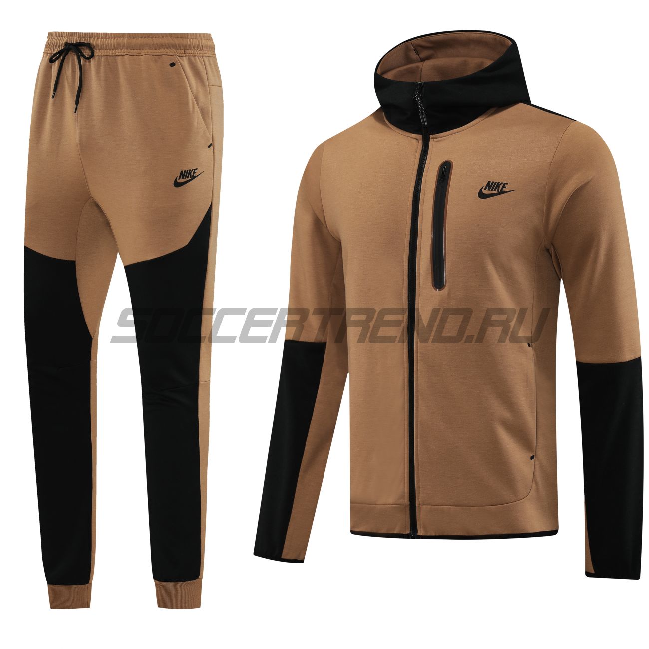 Спортивный костюм с капюшоном Nike (коричневый) 23/24