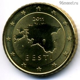 Эстония 50 евроцентов 2011