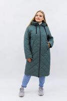 Демисезонная женская куртка осень-весна-еврозима 2810 [зеленый]