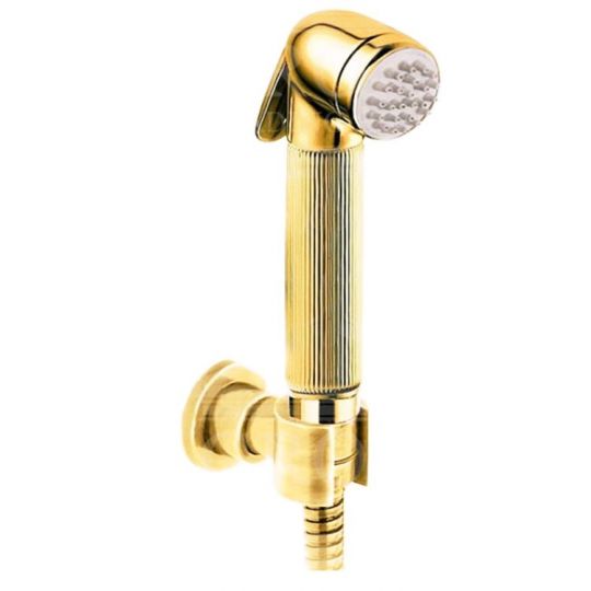 Фото Nicolazzi Doccia 5523GB Гигиенический душ - комплект с держателем и шлангом (гальваническое золото)