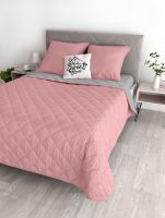 Комплект постельного белья с одеялом New Style КМ-019 серый-брусника [серый-брусника]