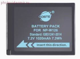 Аккумулятор NP-W126s / NP-W126 DSTE