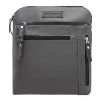 Мужская сумка через плечо LAKESTONE Elm Grey/Black 9513/GR/BL