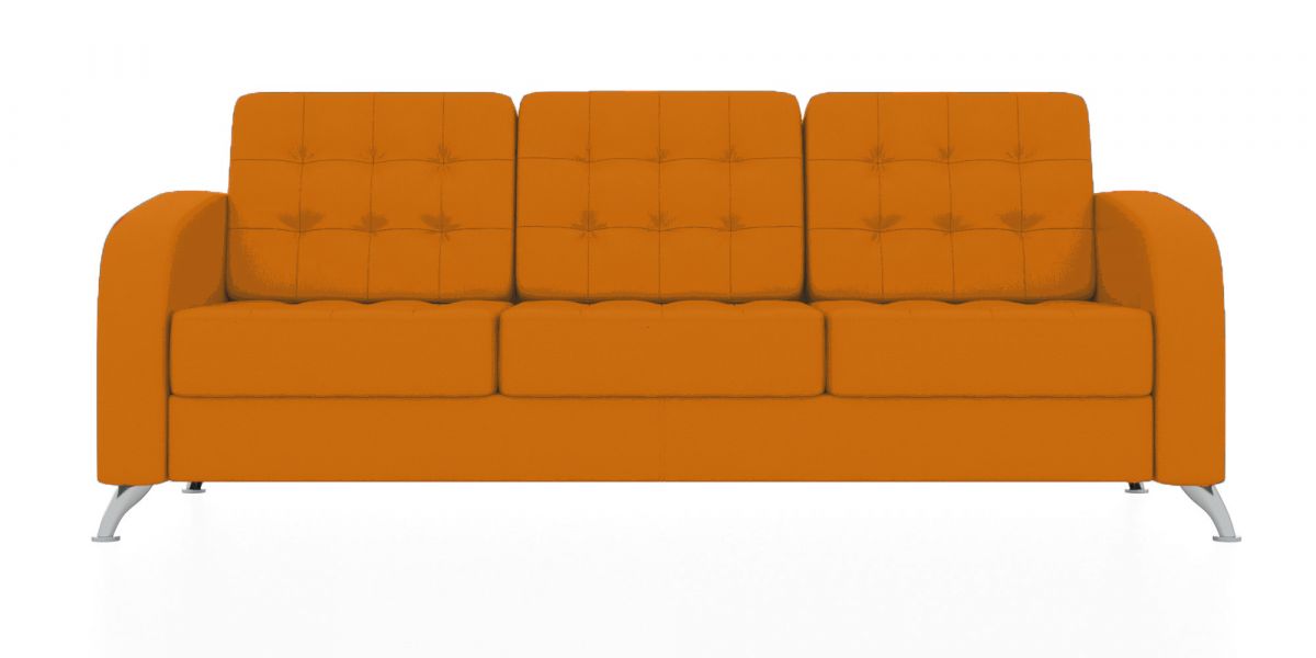 Трёхместный диван Рольф (Цвет обивки оранжевый)