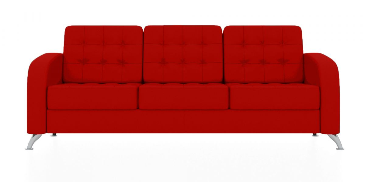 Трёхместный диван Рольф (Цвет обивки красный)