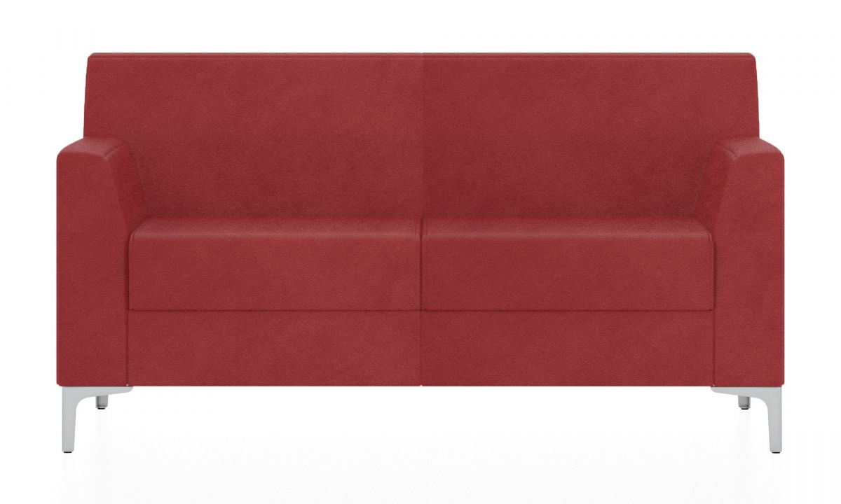 Двухместный диван Смарт (Цвет обивки красный)