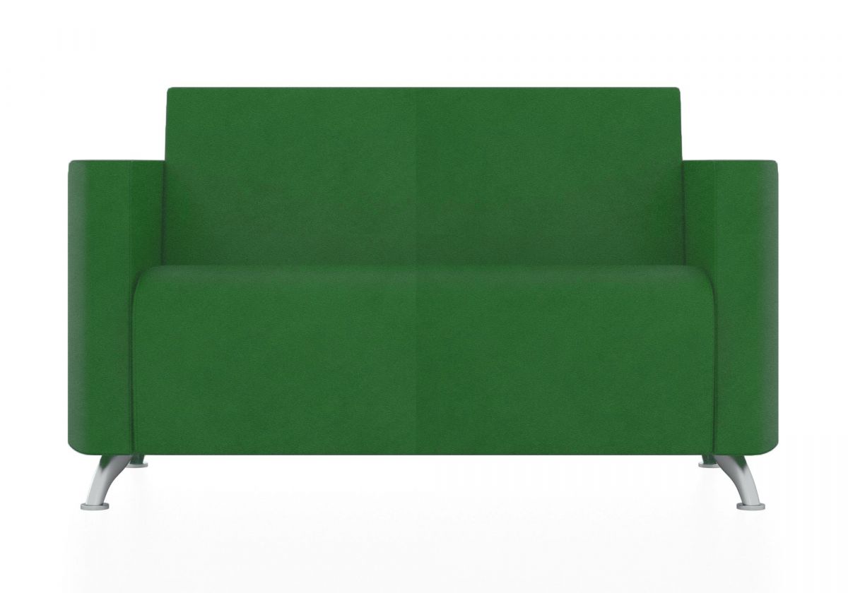 Двухместный диван Сити (Цвет обивки зелёный)