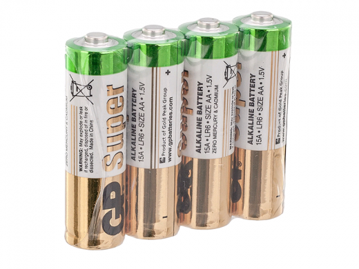 Комплект батареек GP AA "Super Energy" 4 шт/уп 1.5V (подарок)