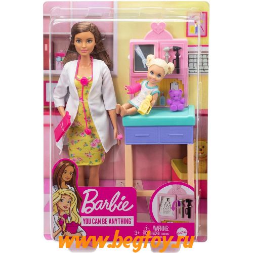 Набор игровой Barbie педиатр GTN52