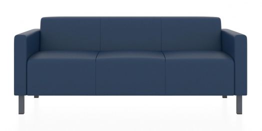 Трёхместный диван Евро (Цвет обивки синий)