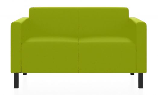Двухместный диван Евро (Цвет обивки жёлтый/оливково-жёлтый)
