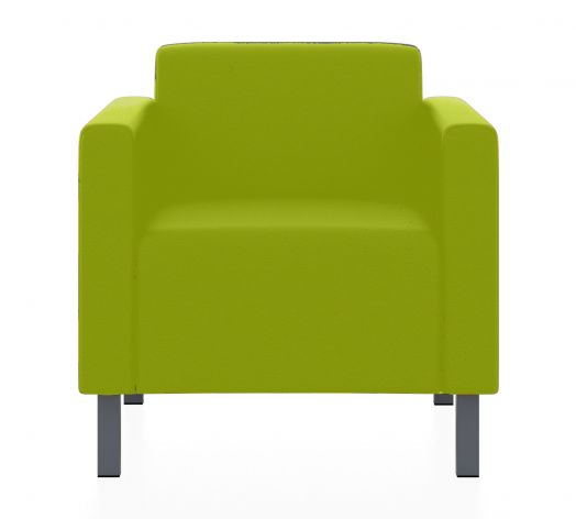 Кресло Евро (Цвет обивки жёлтый/оливково-жёлтый)