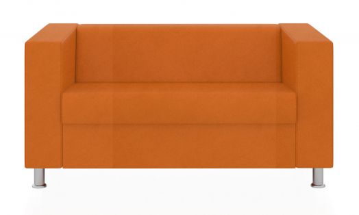 Двухместный диван Аполло (Цвет обивки оранжевый)