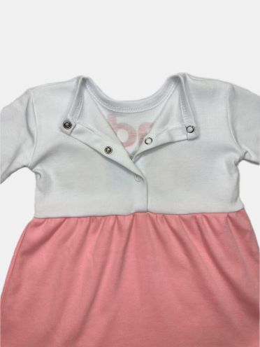 Комплект интерлок-пенье "Kinder Surprise": ободок, платье цвет розовый