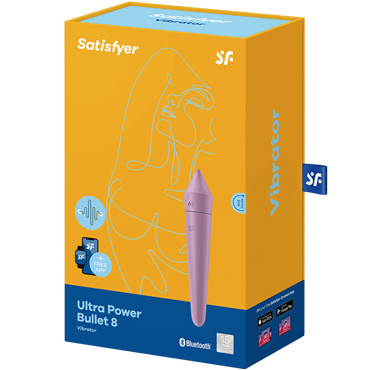Мини-вибратор с управлением через приложение Satisfyer Ultra Power Bullet 8