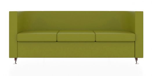 Трёхместный диван Эрго (Цвет обивки жёлтый/оливково-жёлтый)