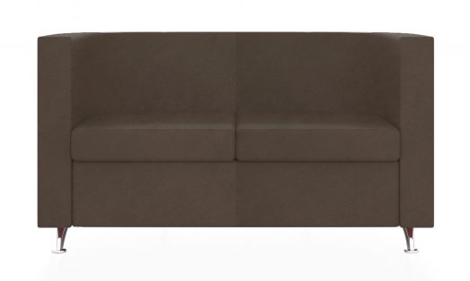 Двухместный диван Эрго (Цвет обивки коричневый)