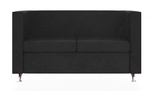Двухместный диван Эрго (Цвет обивки чёрный)