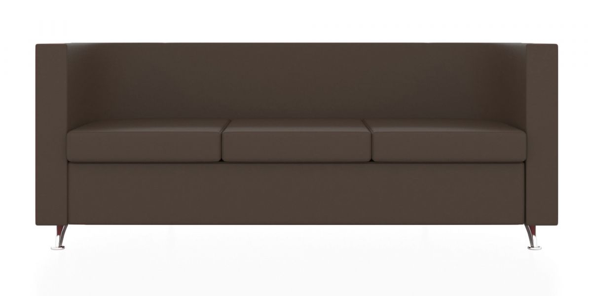 Трёхместный диван Эрго (Цвет обивки коричневый)