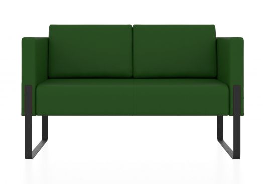 Двухместный диван Тренд (Цвет обивки зелёный)