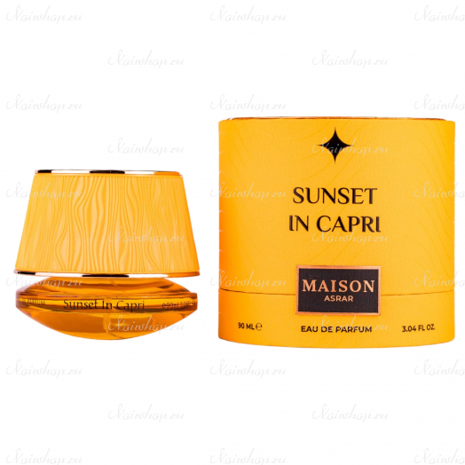 Arabian perfume Maison Asrar Sunset In Capri