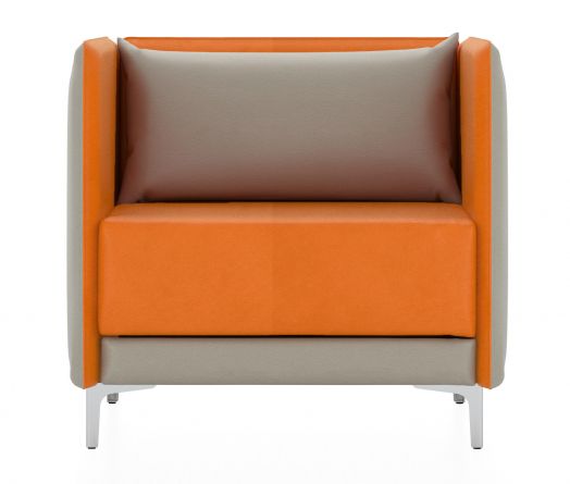 Кресло Графит Н (Цвет обивки оранжевый)