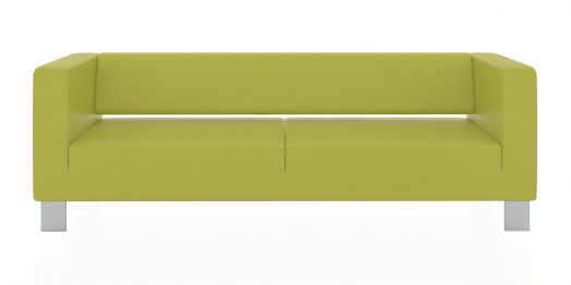 Трёхместный диван Горизонт 2200x900x730 мм (Цвет обивки жёлтый/оливково-жёлтый)