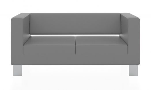 Двухместный диван Горизонт 1600x900x730 мм (Цвет обивки серый)