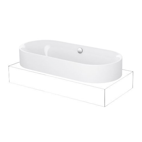 Изображение Овальная встраиваемая ванна Bette Lux Oval Highline 3466 CFXXH 180х80